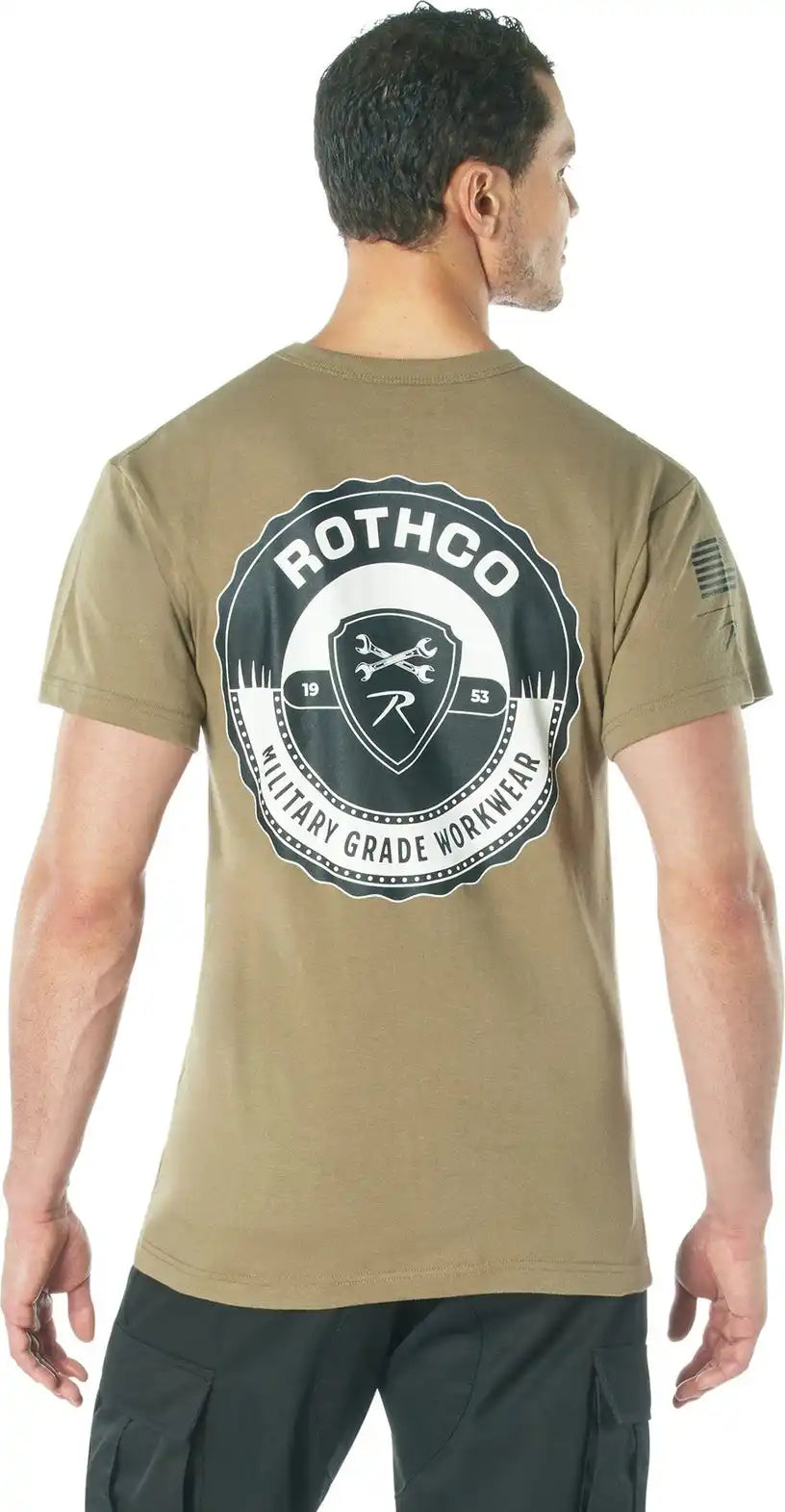 Military Grade Workwear Bottle Cap t Shirt Coyote Brown / s