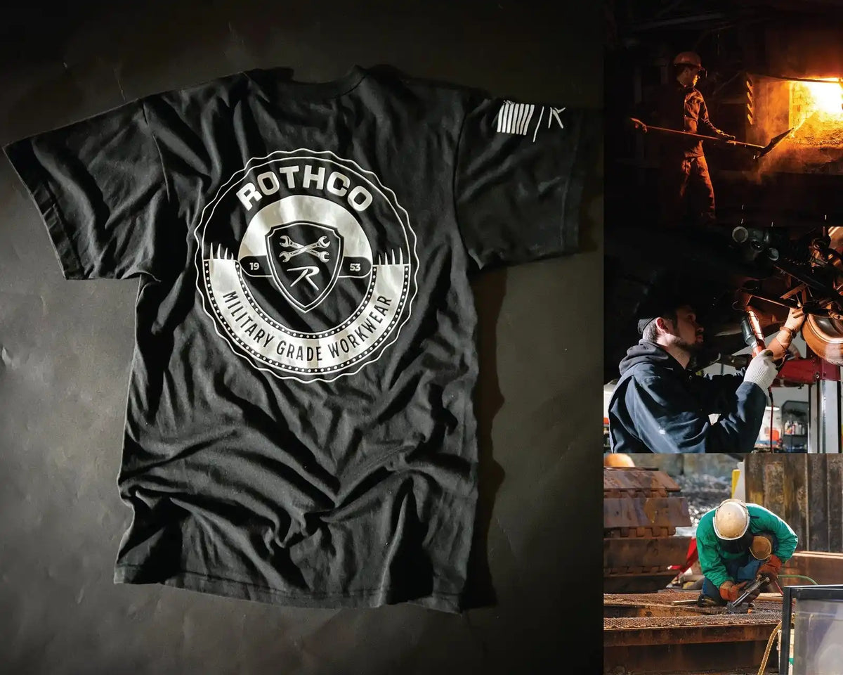 Military Grade Workwear Bottle Cap t Shirt