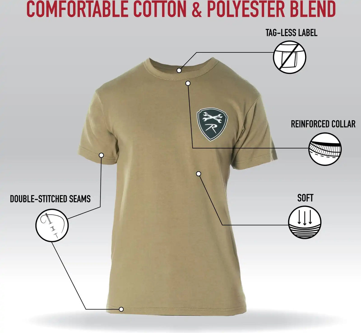 Military Grade Workwear Bottle Cap t Shirt
