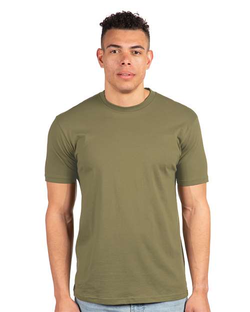 Military Green Cotton T-Shirt - 3600