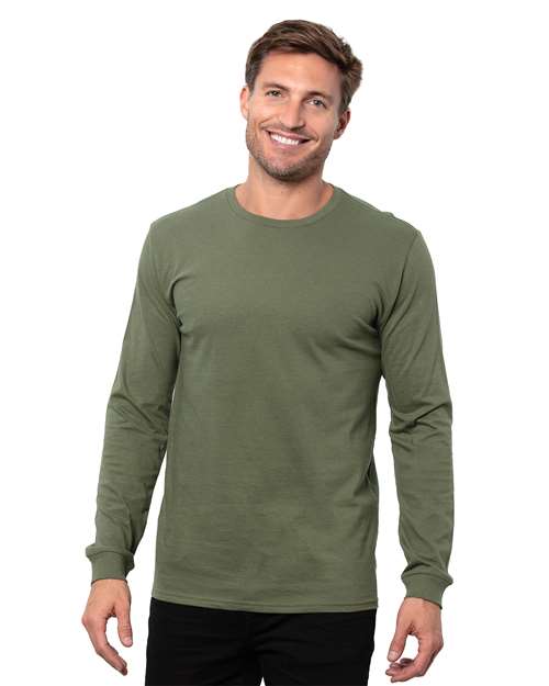 Military Green Epic Long Sleeve T-Shirt - T3000