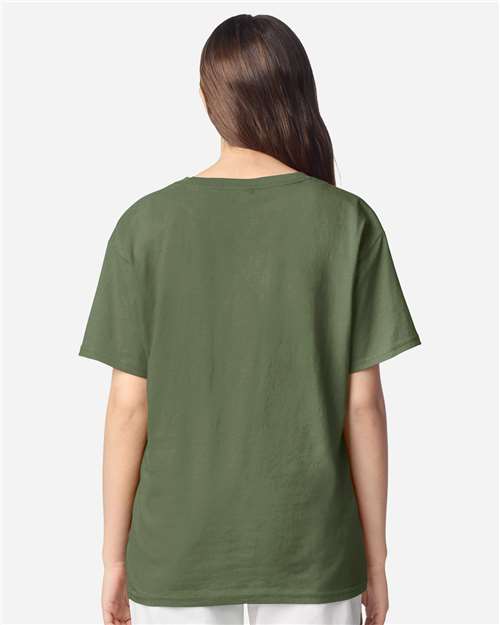 Military Green Light Cotton Youth T-Shirt - 3000B