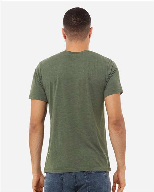 Military Green Triblend Triblend Tee - 3413