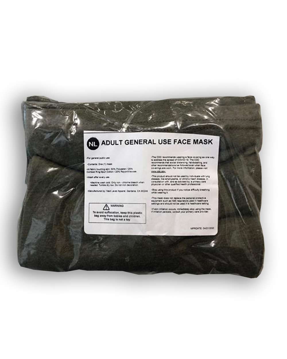 Military Green Youth General Use Neck Gaiter - MG107