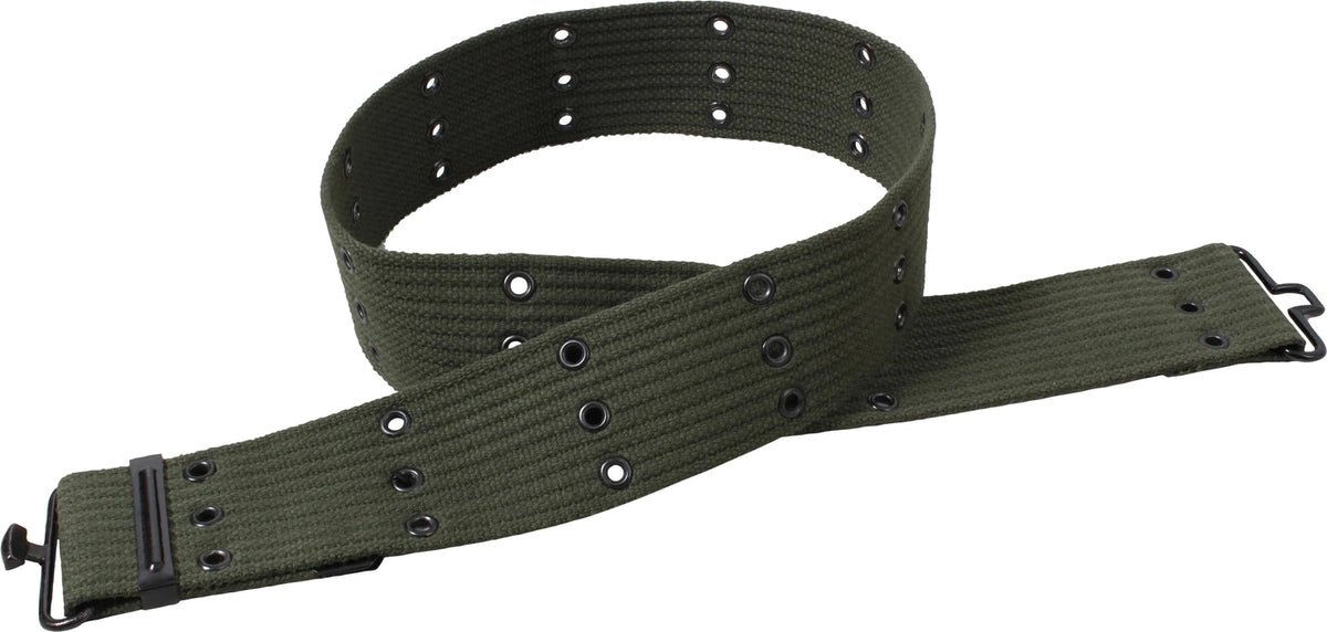 Military Style Pistol Belts - Olive Drab