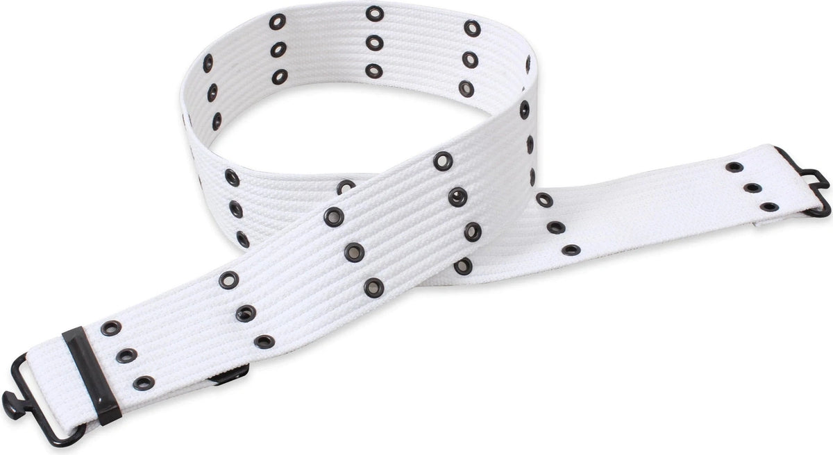 Military Style Pistol Belts - White