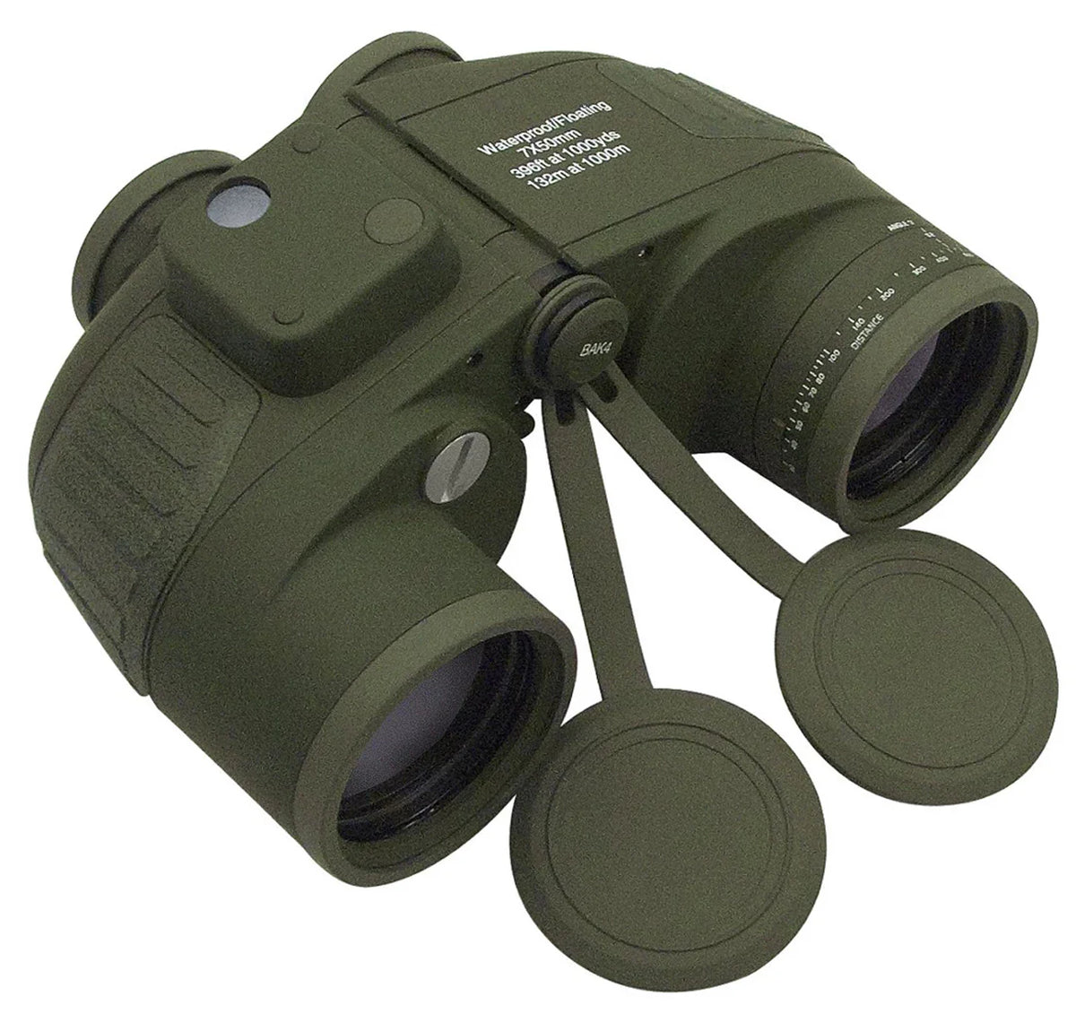 Military Type 7 x 50mm Binoculars - Olive Drab