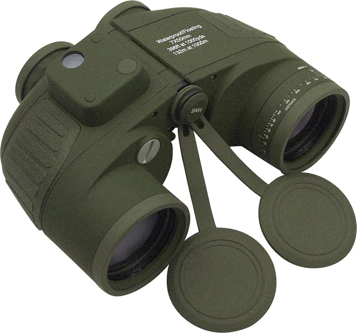 Military Type 7 x 50mm Binoculars - Olive Drab