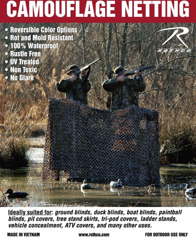 Military Type Camo Net - 910 x 198
