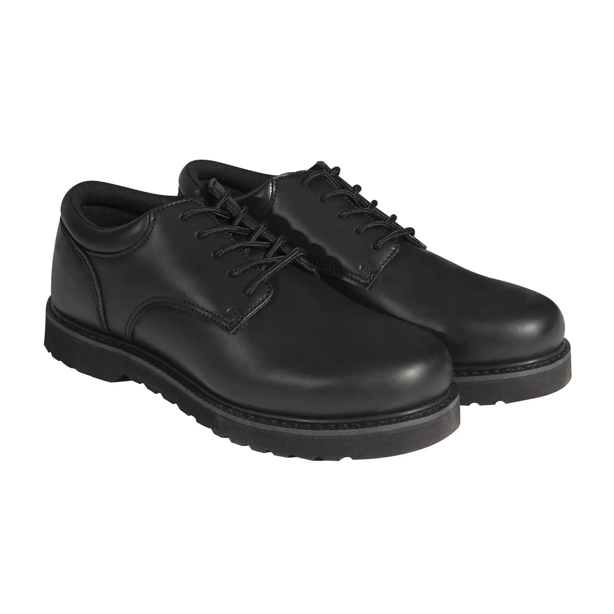 Military Uniform Oxford with Work Soles - Black