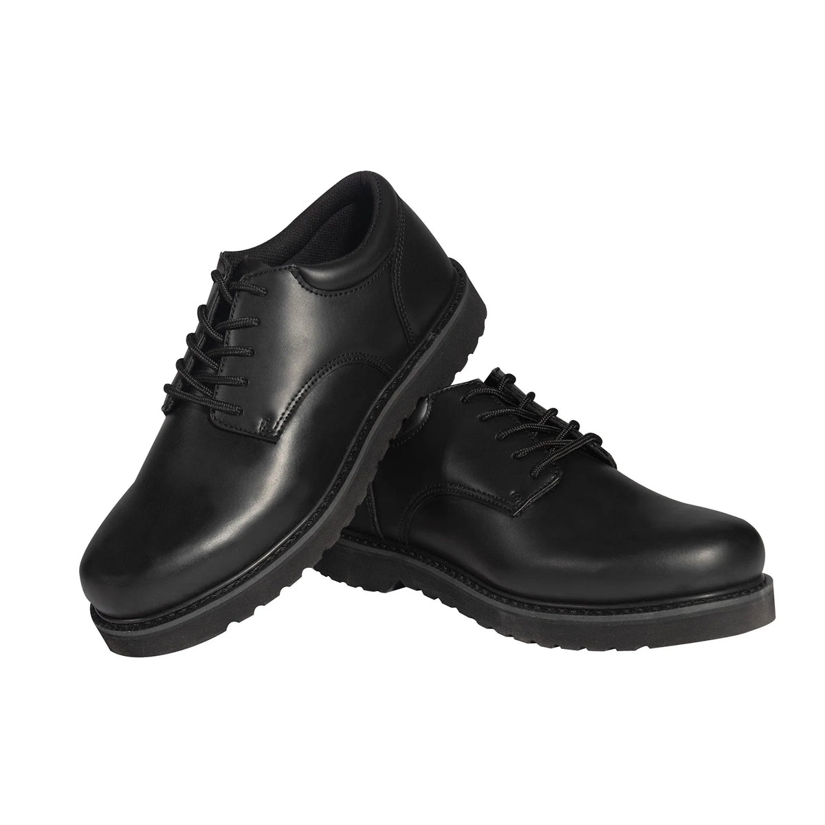 Military Uniform Oxford with Work Soles - Black