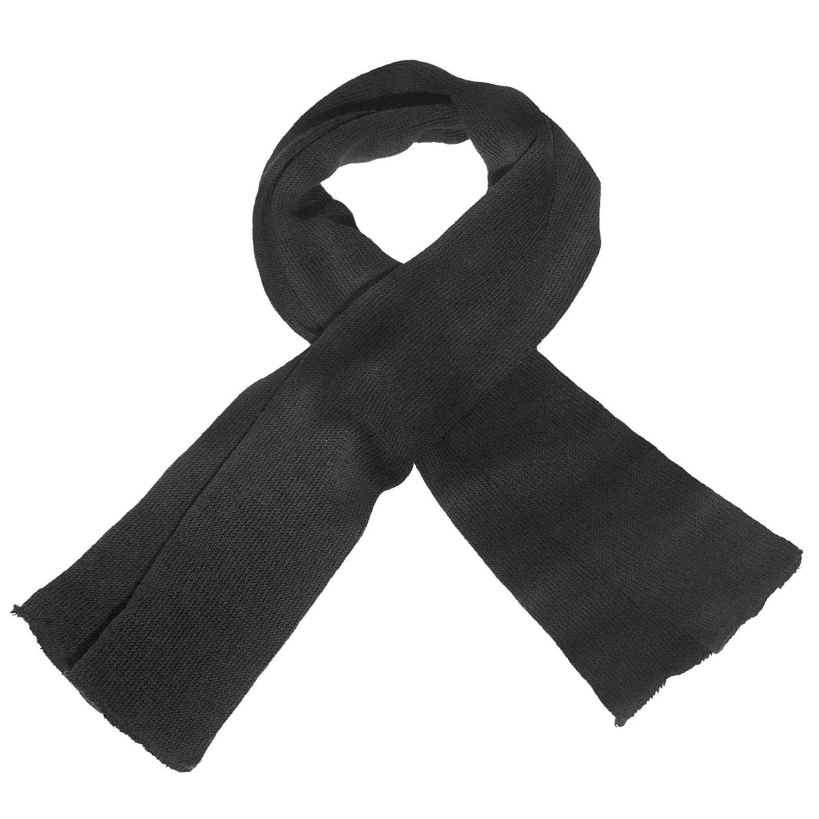 Military Wool Scarf - Black