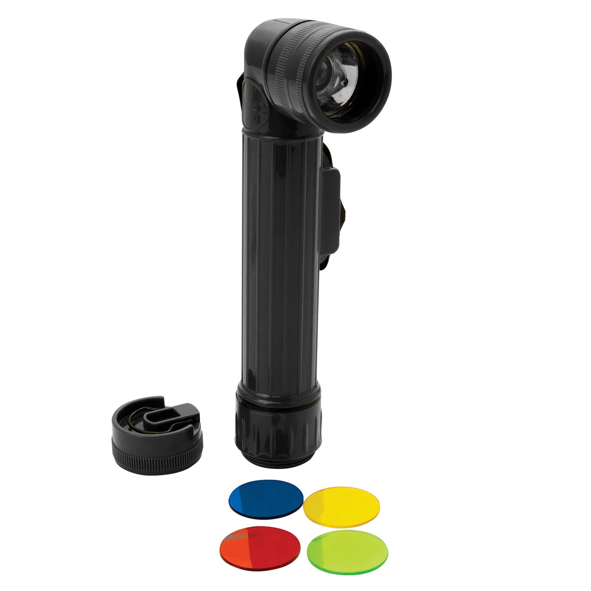 Mini Army Style Flashlight - Black