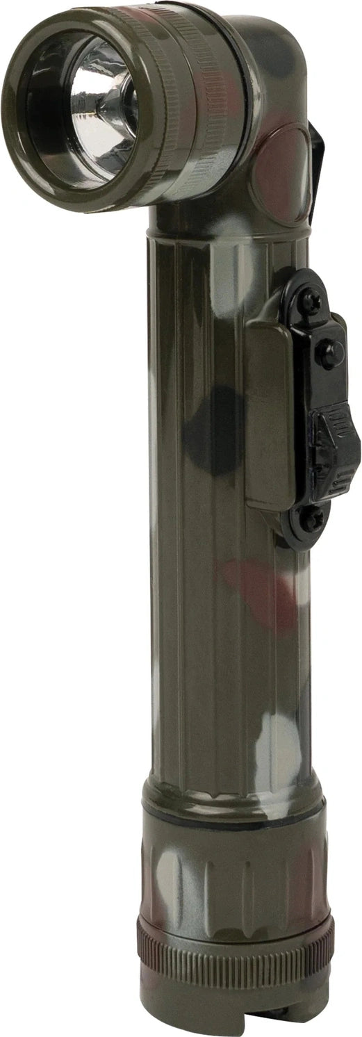 Mini Army Style Flashlight - Woodland Camo