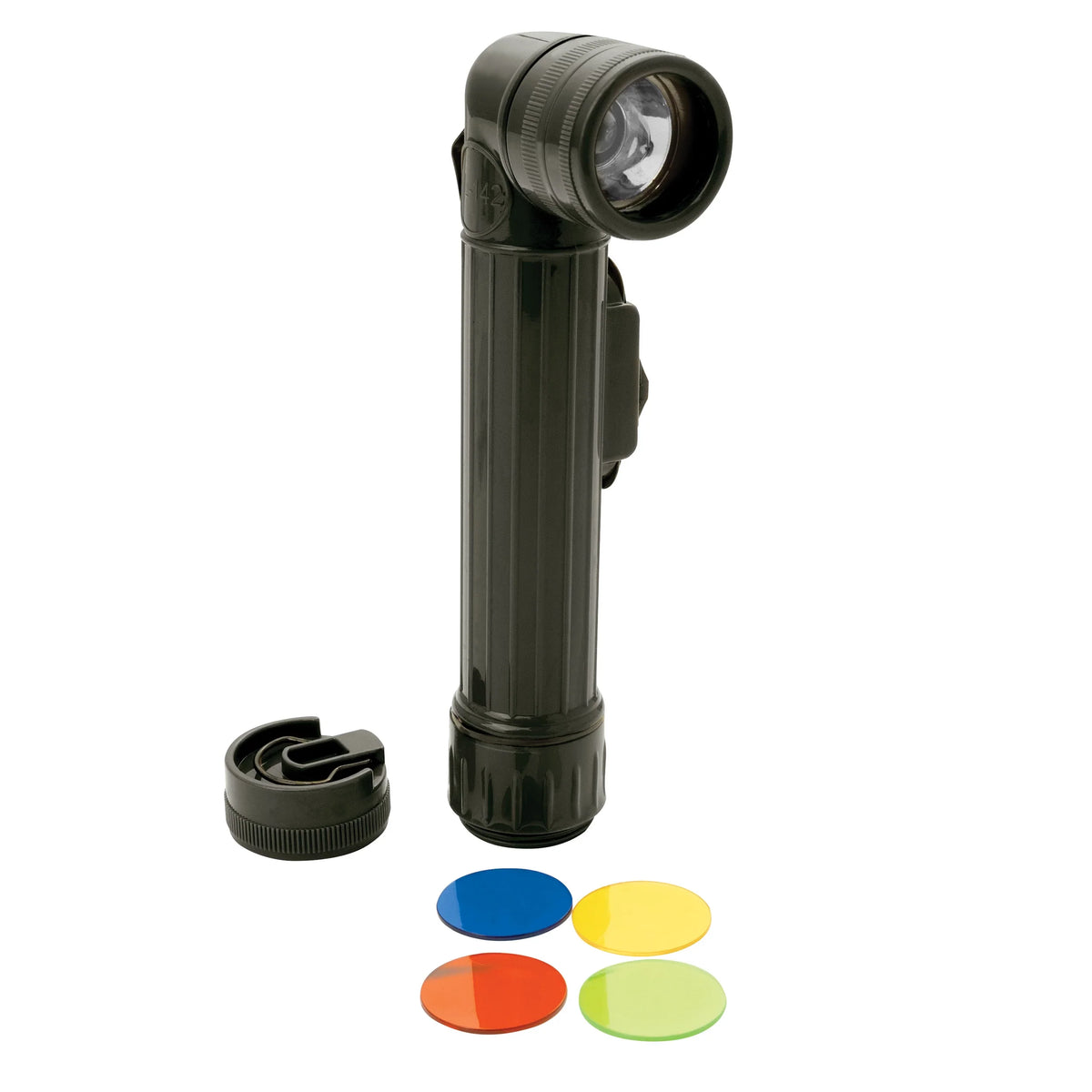 Mini Army Style Flashlight - Olive Drab