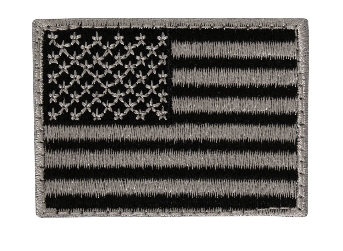 Mini us Flag Patch with Hook Back