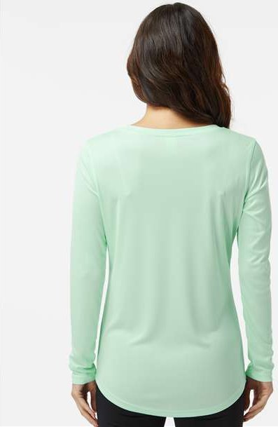 Mint Green Women's Long Islander Performance Long Sleeve T-Shirt - 214