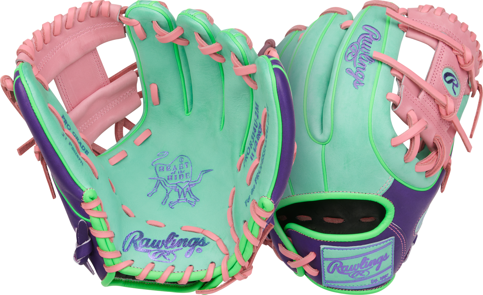 Mint Rawlings Heart of the Hide 11.5 in Baseball  Glove, Infield