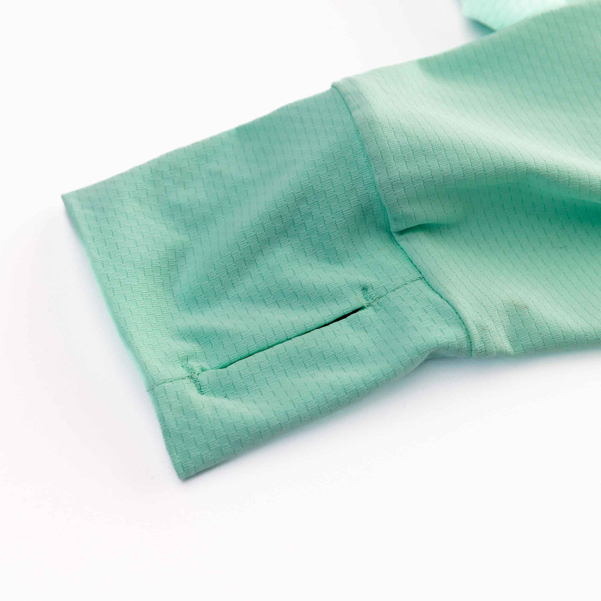 Mint Zip-front Sun Hoodie