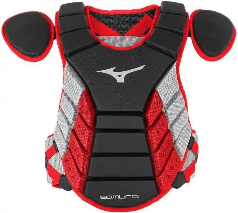 Mizuno 2019 Samurai 16’’ Chest Protector Adult - Black Red