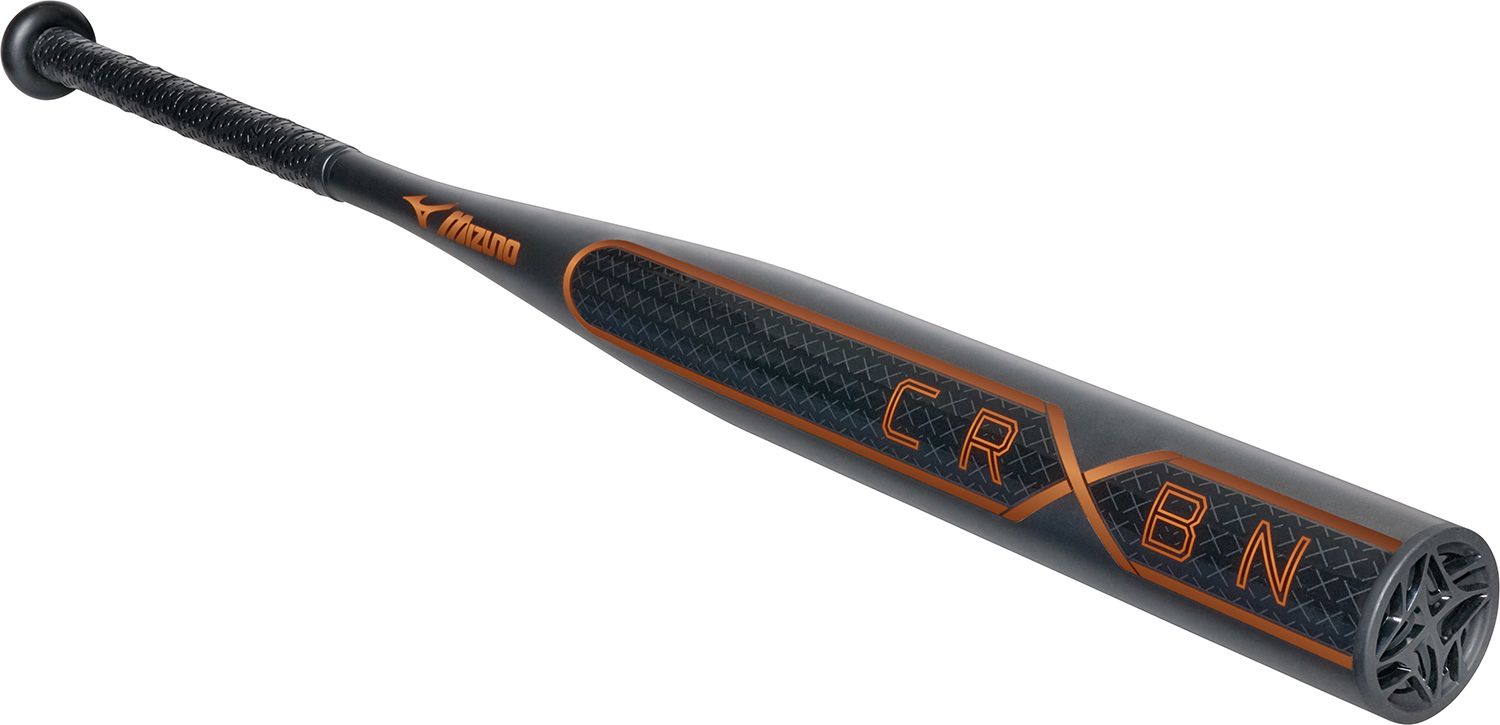 Mizuno 2026 340690 Crbn x (-10) Fastpitch Softball Bat - Black Blazing Orange