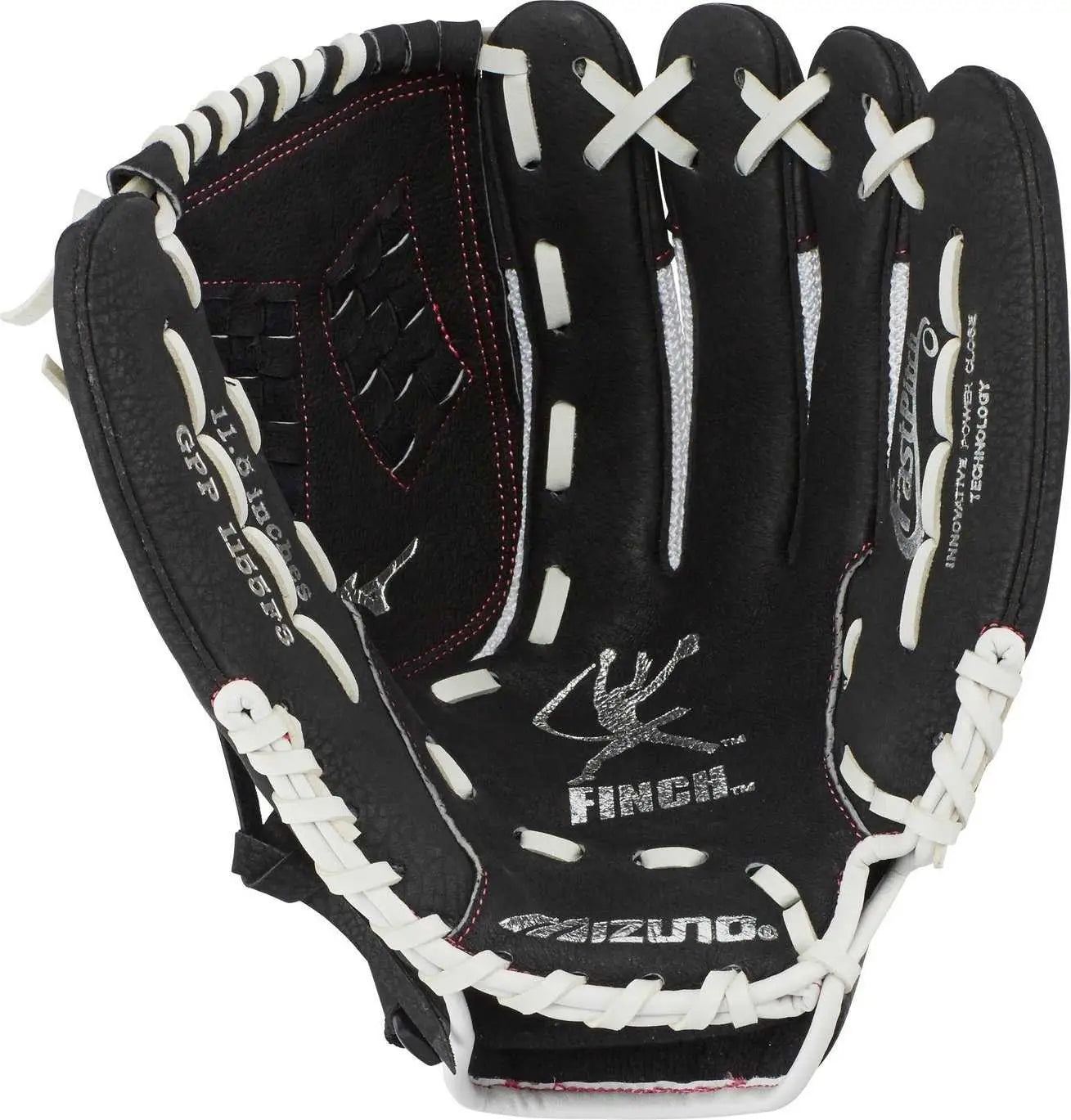 Mizuno 312730 Prospect Finch 11.00’’ Gpp1105f3 Fastpitch Glove - Black White