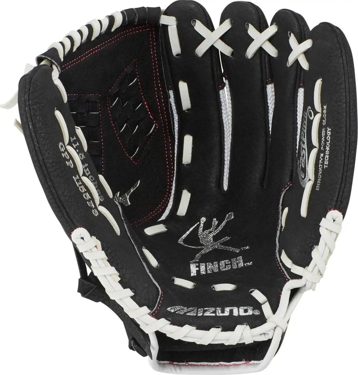 Mizuno 312731 Prospect Finch 11.50’’ Gpp1155f3 Fastpitch Glove - Black White