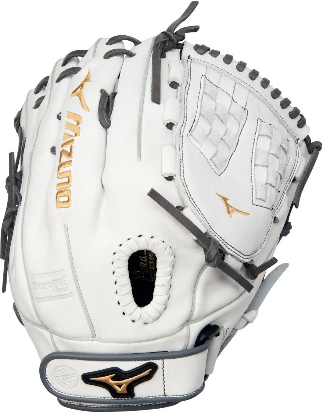 Mizuno 312994 Mvp Prime Fastpitch Utility Glove 12.50’’ - White-gray