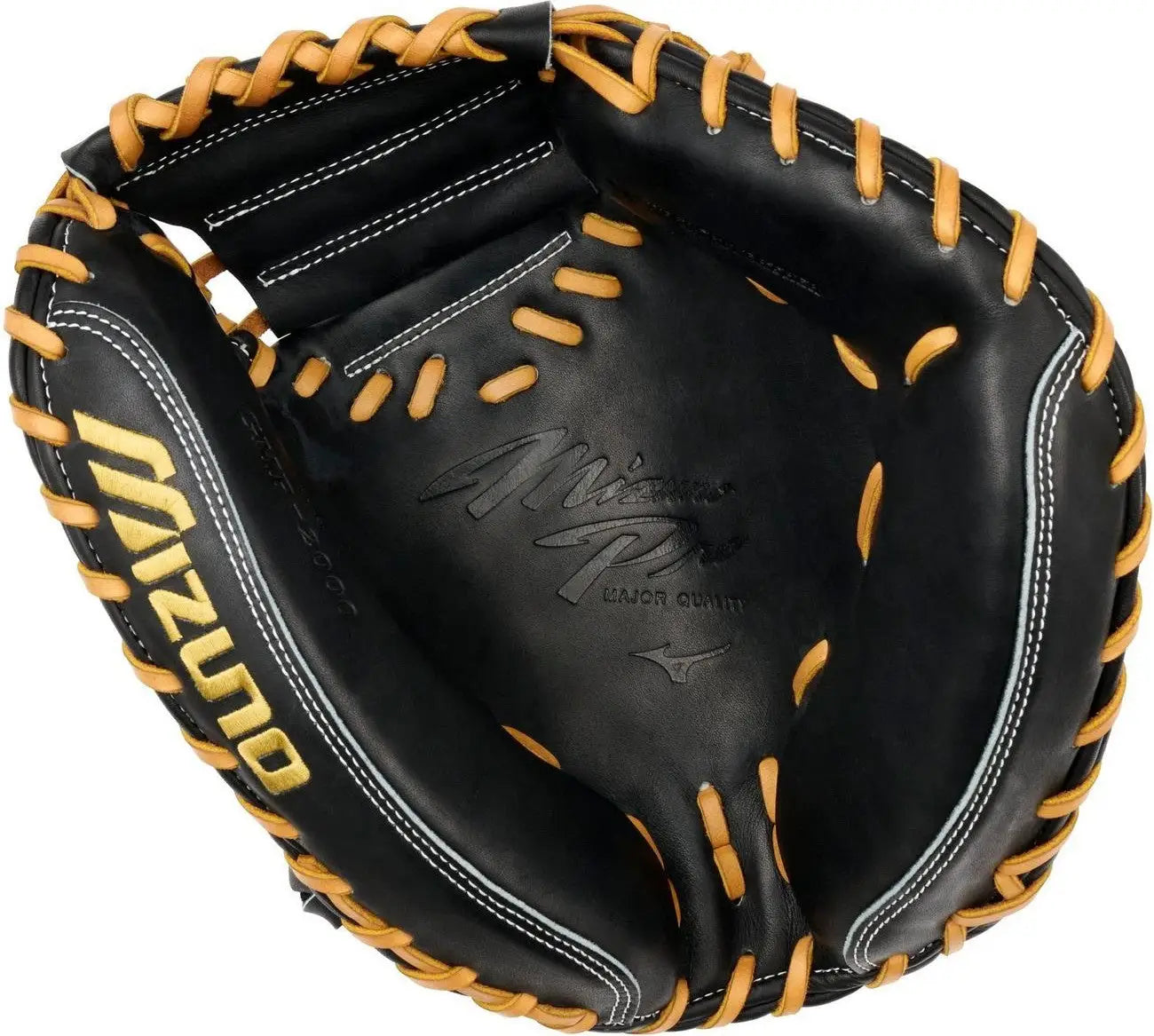 Mizuno 313196 Gmp-2000 Pro Premium Catchers Mitt Baseball Glove 33.5’’ - Black - Right Throw