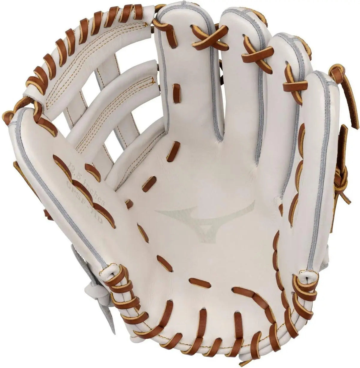 Mizuno 313226 Gpsf-71d Pro Select Fastpitch Premium Outfielder Glove 12.50’’ - White
