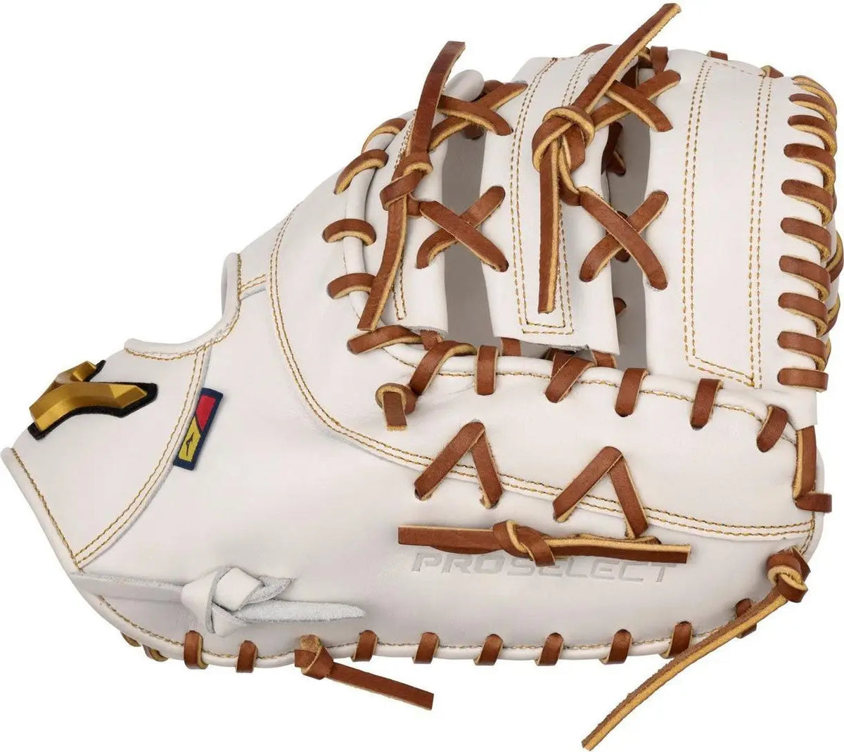 Mizuno 313258 Gpsf-30 Pro Select Fastpitch Premium First Base Mitt Glove 12.50’’ - White