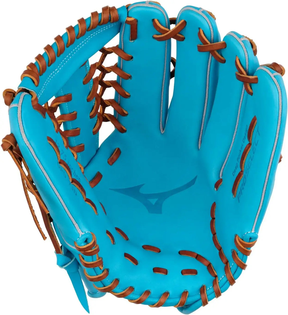 Mizuno 313330 Gps-72d Pro Select Premium Outfielder Baseball Glove 12.75’’ - Blue