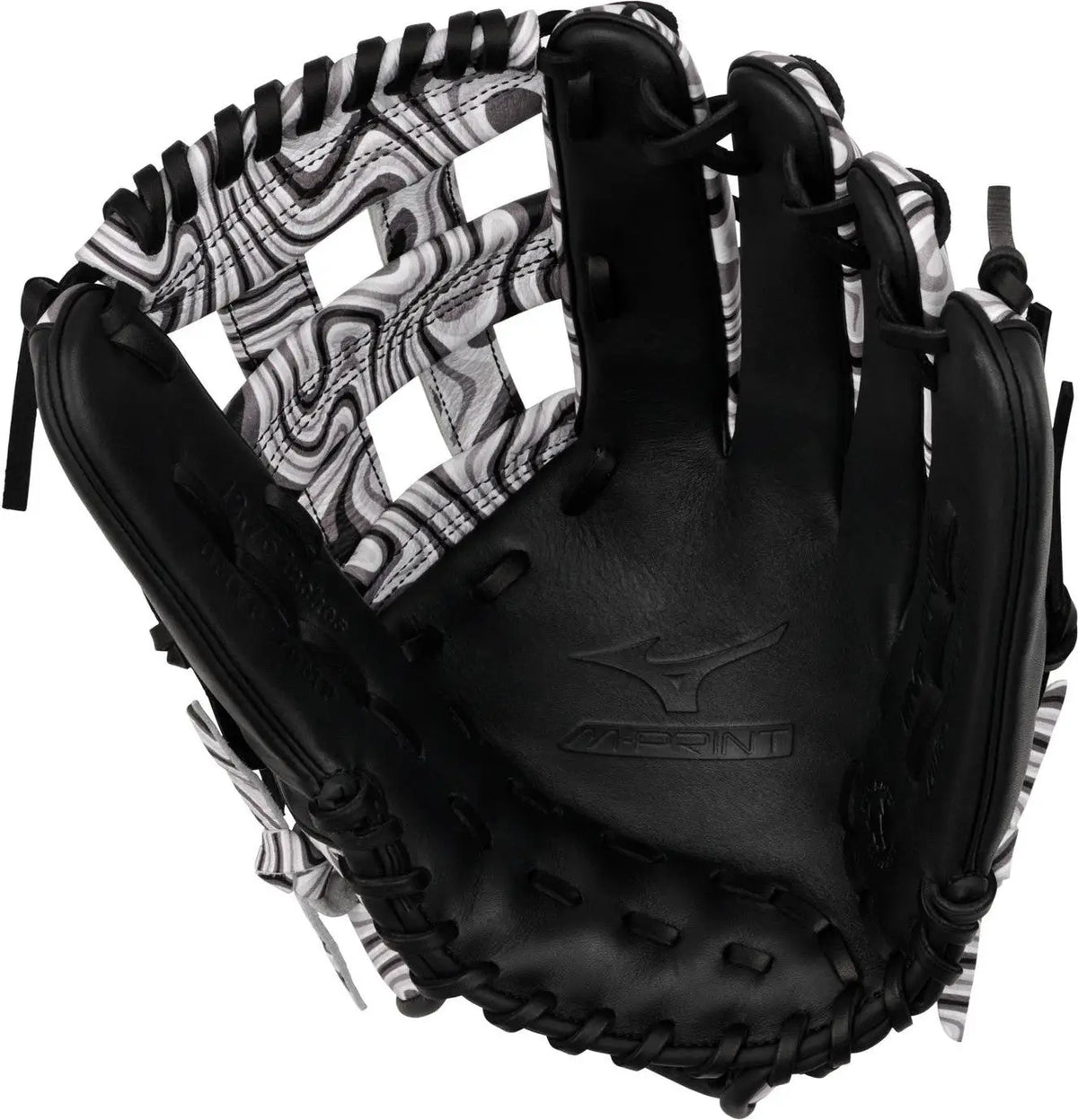 Mizuno 313339 Gmvp-70mp Mvp Prime M-print Outfield Baseball Glove 12.75’’ - Oil Slick