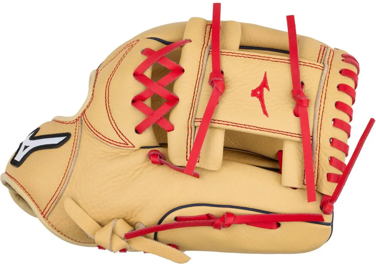 Mizuno 313340 Gpsl1102 Prospect Select Bb Series Infield Baseball Glove 11.00’’ - Tan Red