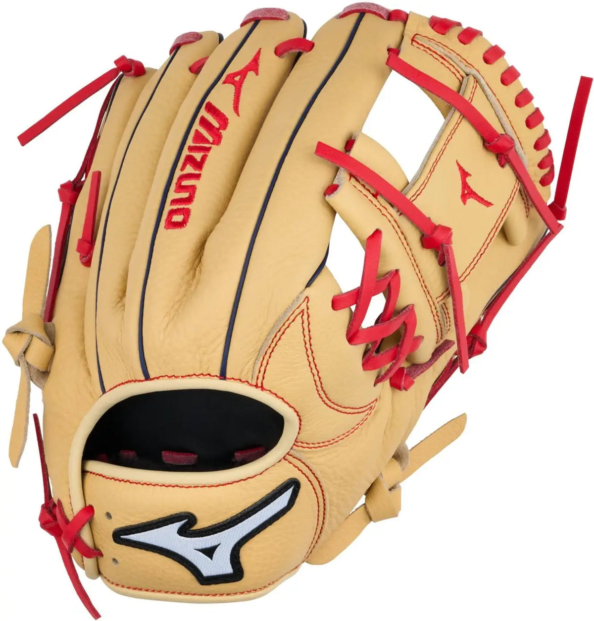 Mizuno 313340 Gpsl1102 Prospect Select Bb Series Infield Baseball Glove 11.00’’ - Tan Red