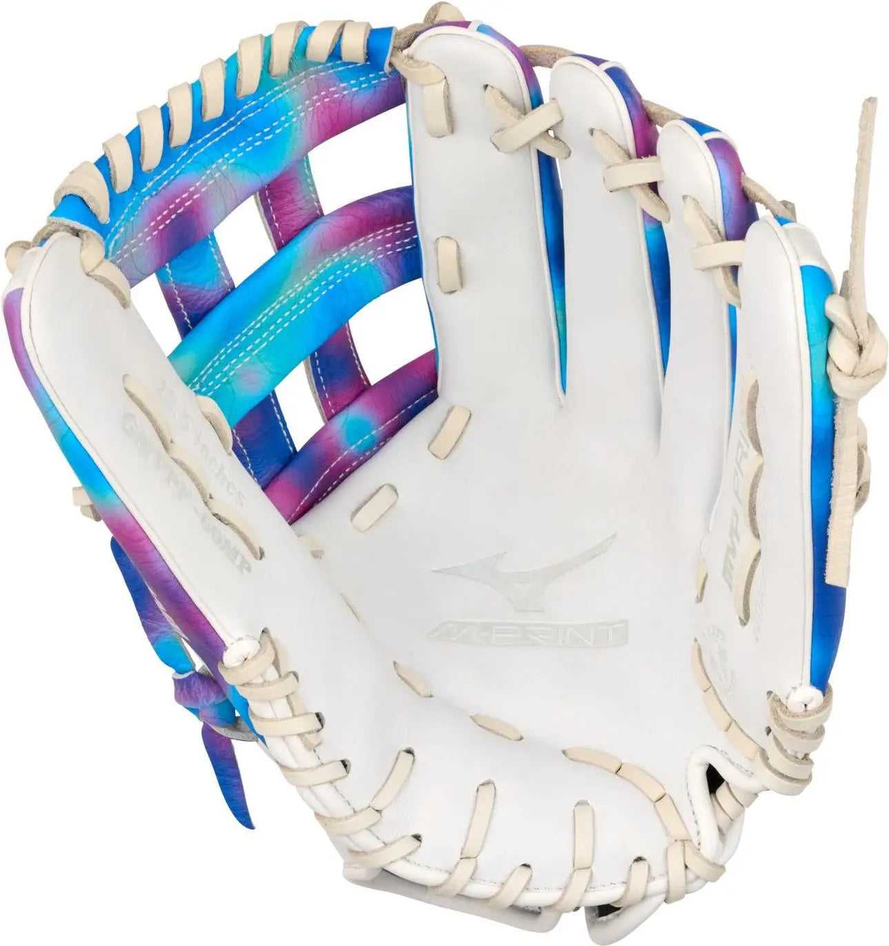 Mizuno 313354 Gmvpf-60mp Mvp Prime M-print Utility Softball Glove 12.50’’ - Psychedelic