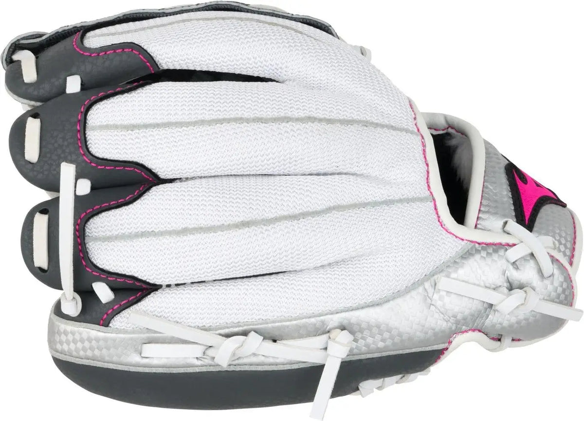 Mizuno 313355 Gpp1000f4 Fastpitch Prospect Finch Series Youth Utility Glove 10.00’’ - White-gray