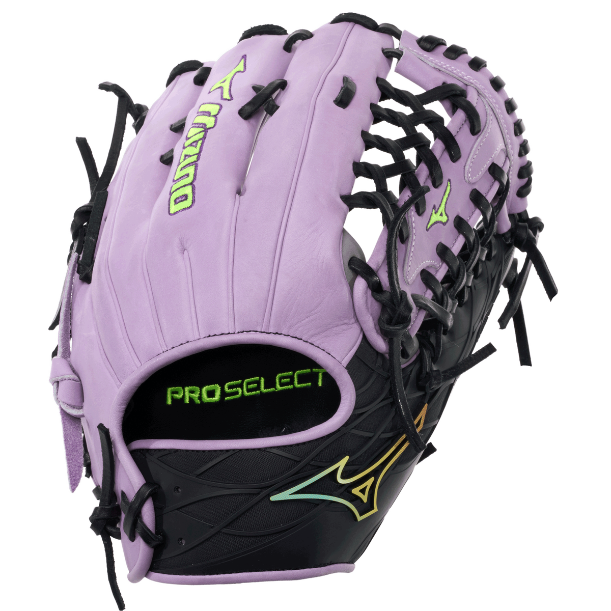 Mizuno 313462 Gps-72ddc Pro Select Dynacage 12.75’’ Outfield Glove - Lavender - Right Throw