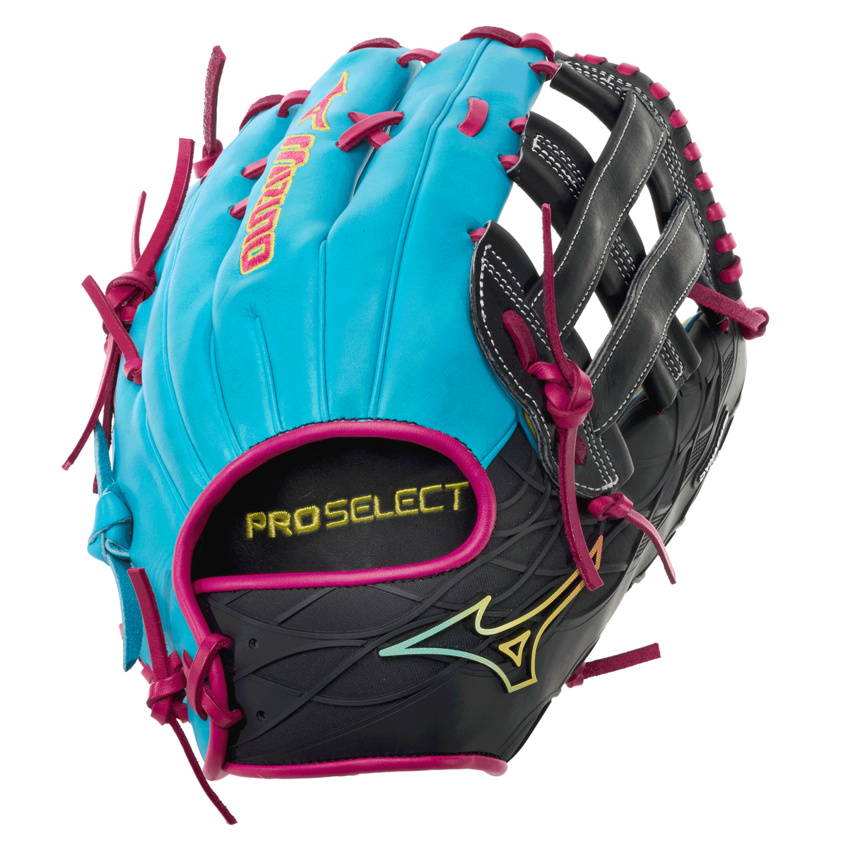 Mizuno 313463 Gps-71ddc Pro Select Dynacage 12.75’’ Outfield Glove - Blue - Right Throw