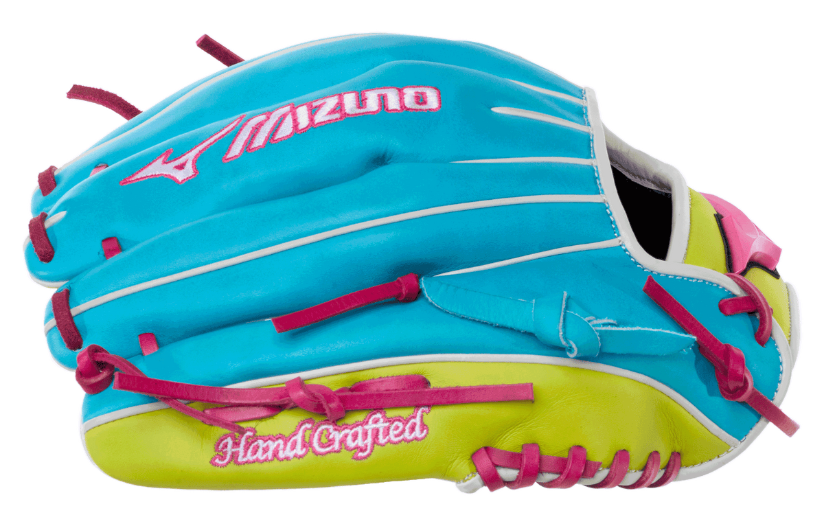 Mizuno 313465 Pro Select Neo Baseball Infield Glove 11.50’’ Gpsn-41 - Blue Lime - Right Throw