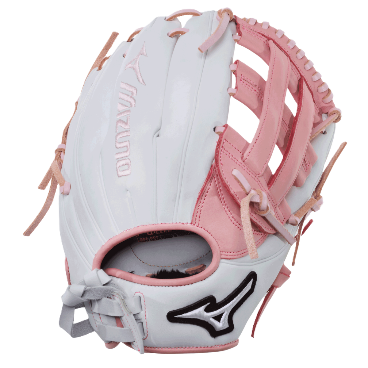 Mizuno 313484 Gmvp1200pf5lp Mvp Prime Fastpitch 12.00’’ Infield Glove - White Pink - Left Throw