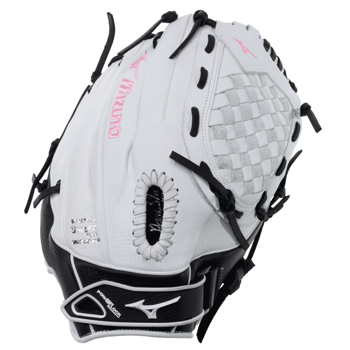 Mizuno 313492 Gpsl1200f4 Prospect Select Fastpitch 12.00’’ Infield Glove - White Black - Left Throw