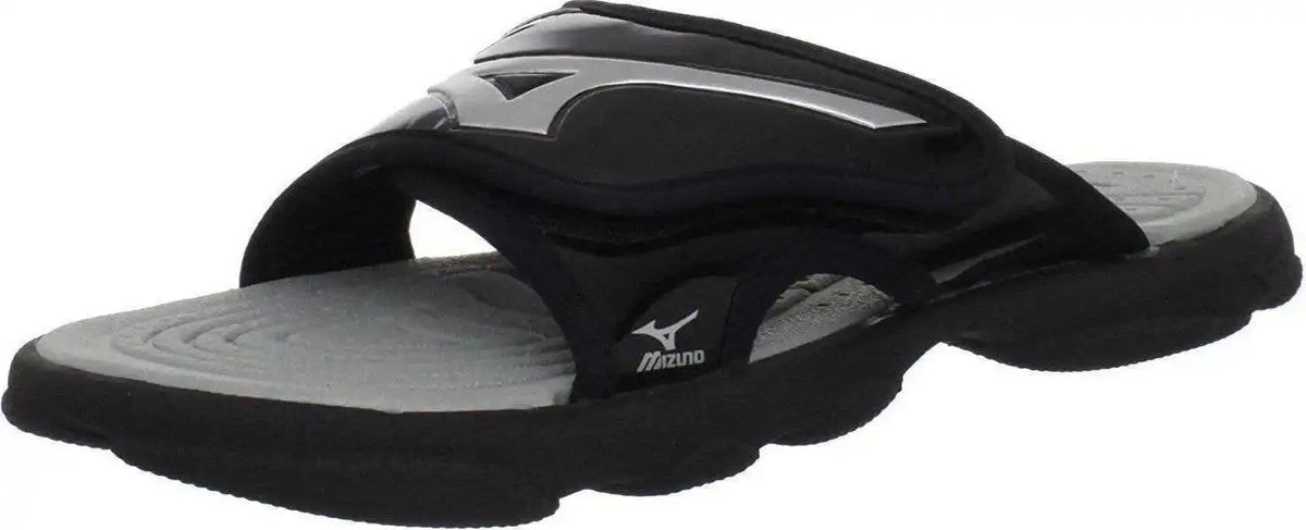 Mizuno 320423 Runbird Slide 6 - Black Silver