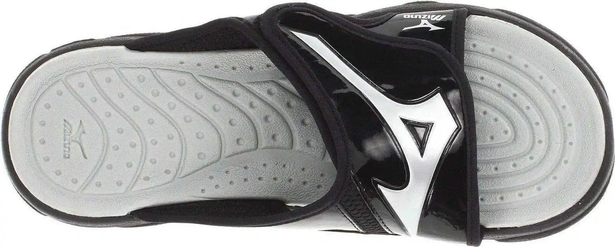 Mizuno 320423 Runbird Slide 6 - Black Silver