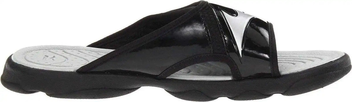 Mizuno 320423 Runbird Slide 6 - Black Silver