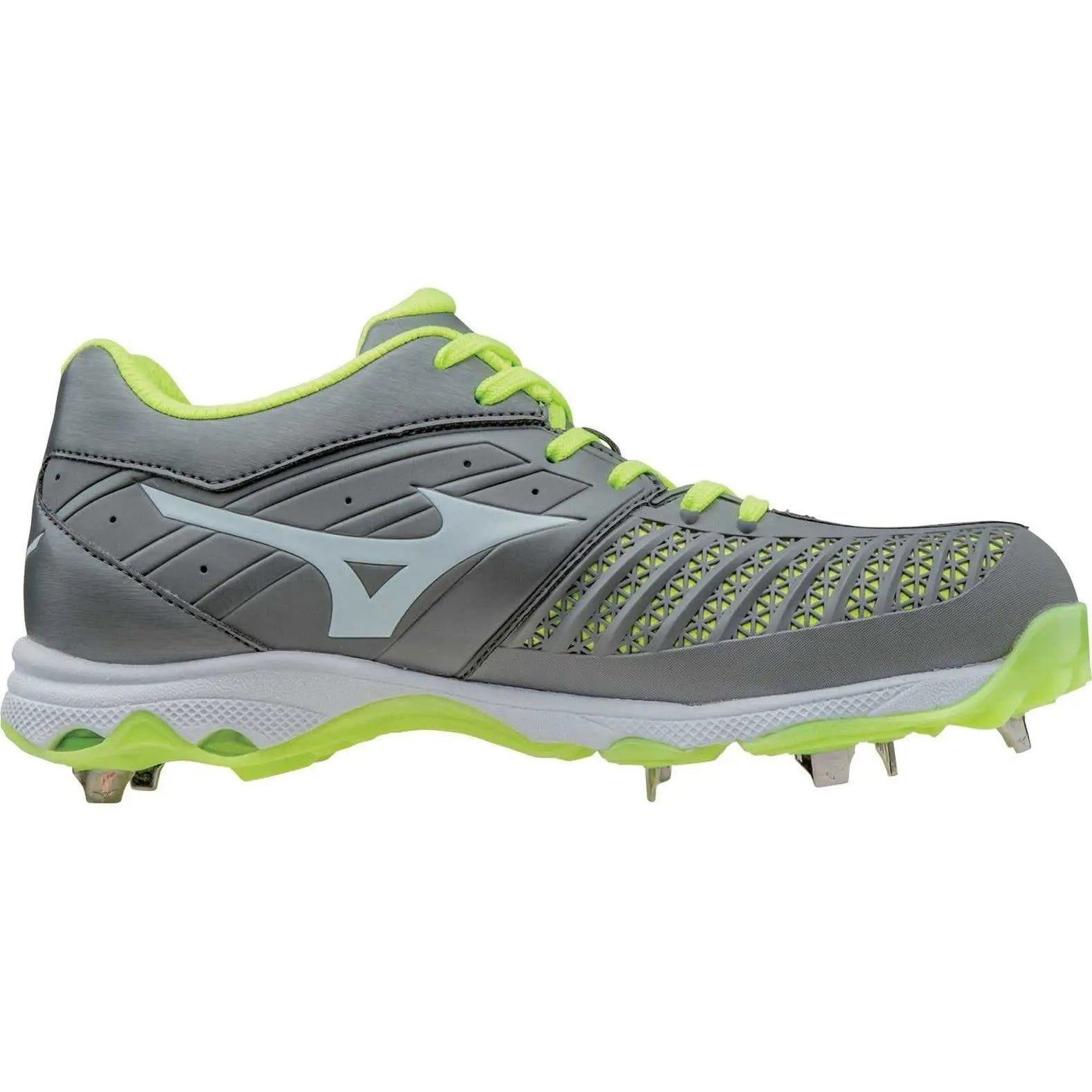 Mizuno 320546 9-spike Advanced Sweep 3 Cleats - Gray White