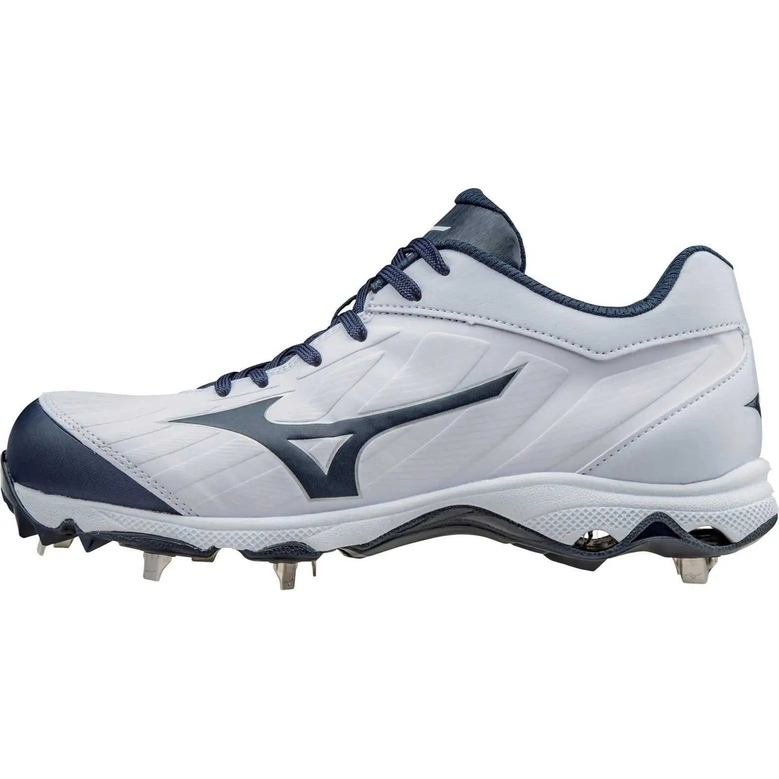 Mizuno 320546 9-spike Advanced Sweep 3 Cleats - White Navy