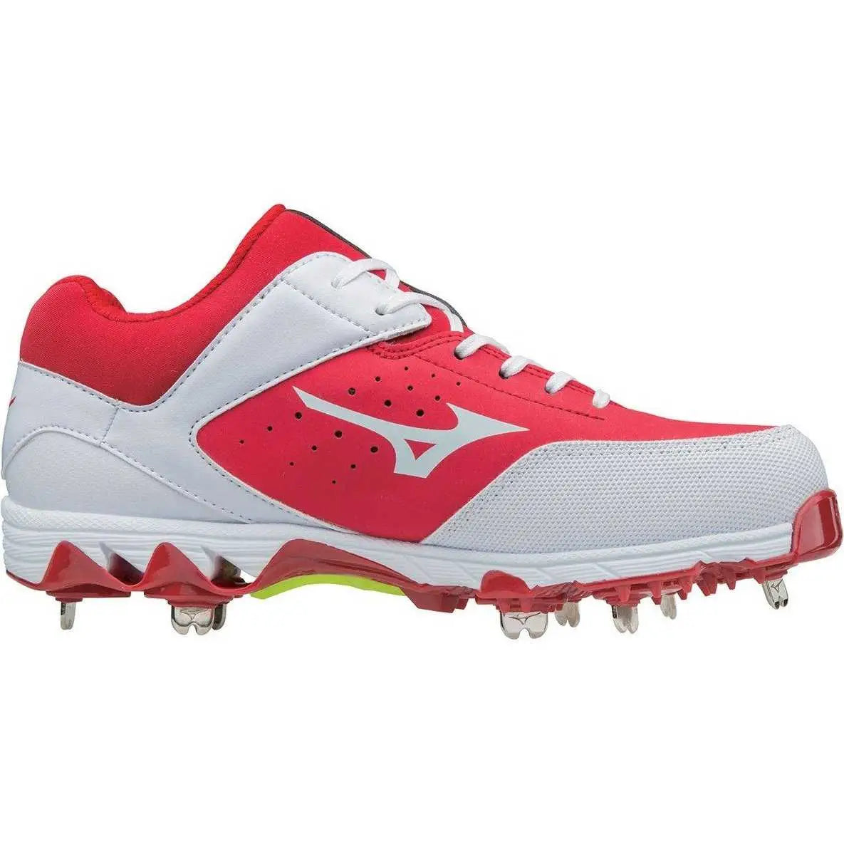 Mizuno 320554 9-spike Swift 5 Cleats - Red White