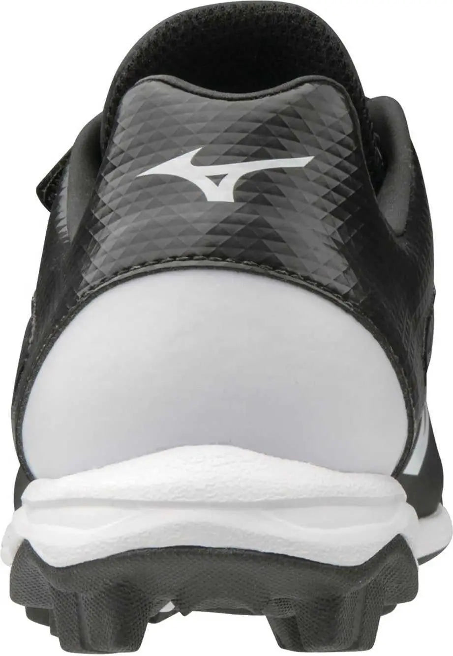 Mizuno 320584 Select Nine Low Molded Cleats - Black White