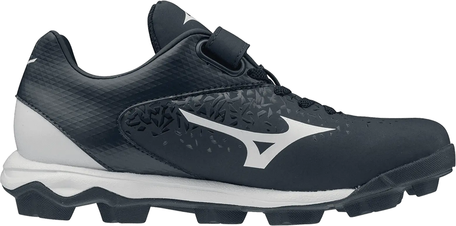 Mizuno 320584 Select Nine Low Molded Cleats - Navy White